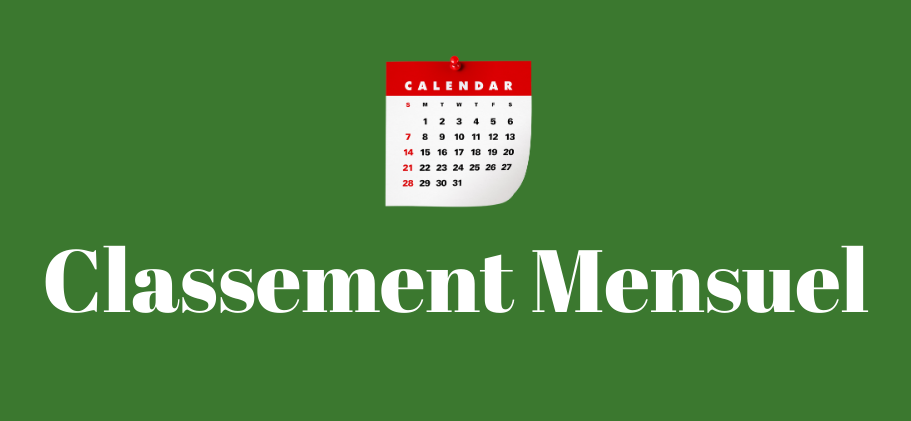 Classement Mensuel ROKNIA